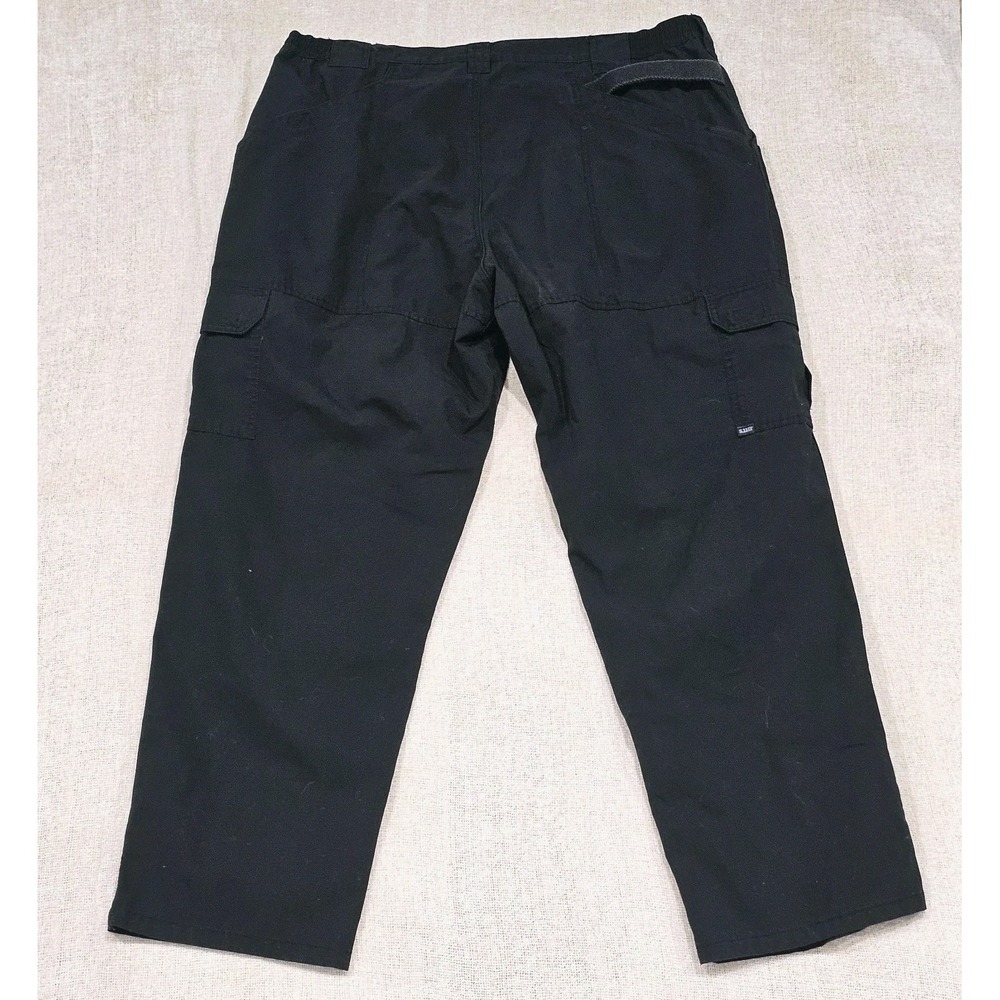 5.11 Tactical Mens Regular Fit Taclite Pro Ripstop Cargo Pants 44x32 Black 74273 - Picture 2 of 9